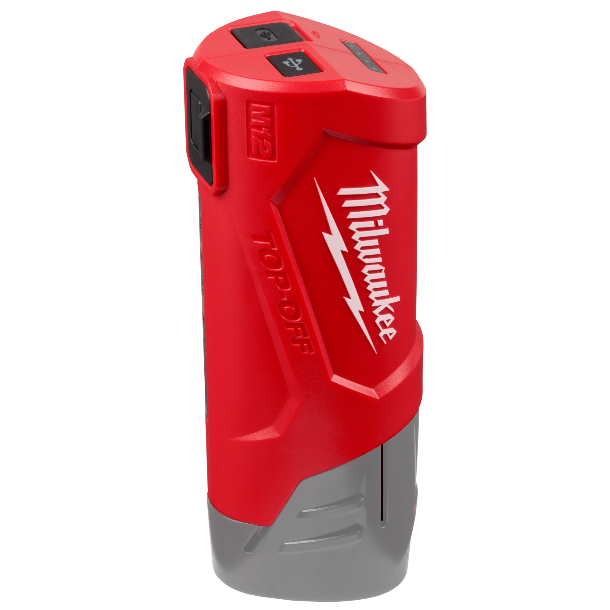 Milwaukee TOP-OFF™, M12 TOP-OFF Power Supply and Charger, Battery Type Lithium-ion, Model# 48-59-1211